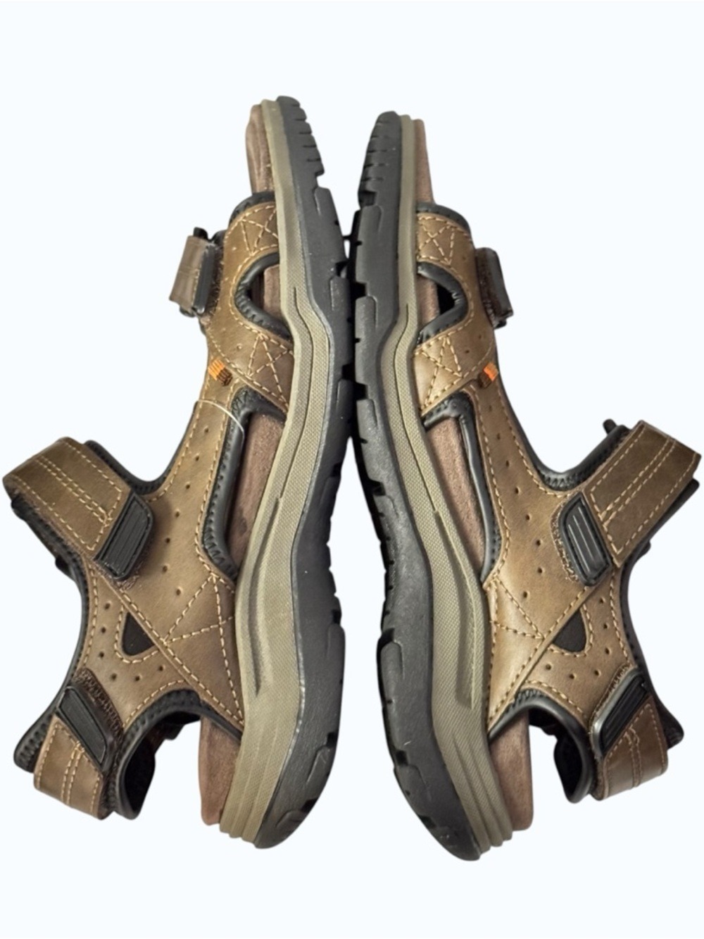 Ozark Trail Brown Sport Terrain Ankle Strap Outdoor Hook-and-Loop Sandals Size 7 - Picture 10 of 12